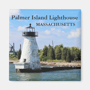 Imã Farol da Ilha Palmer, Massachusetts Magnet nº 2