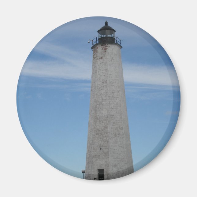 Imã Farol de 5 milhas New Haven CT Harbor (Frente)