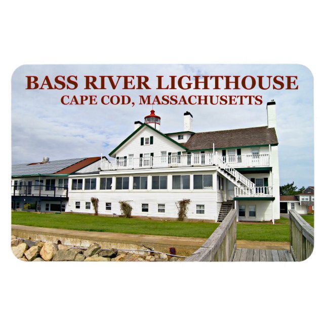Ímã Farol de Bass River, Massachusetts Flexi Magnet (Horizontal)