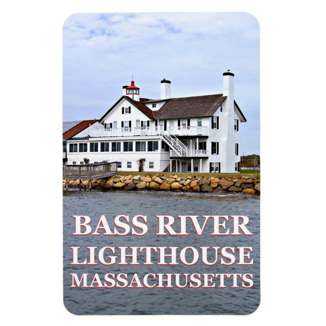 Ímã Farol de Bass River, Massachusetts Flexi Magnet (Vertical)