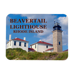 Ímã Farol de Beavertail, Rhode - Flexi-Ímã da ilha