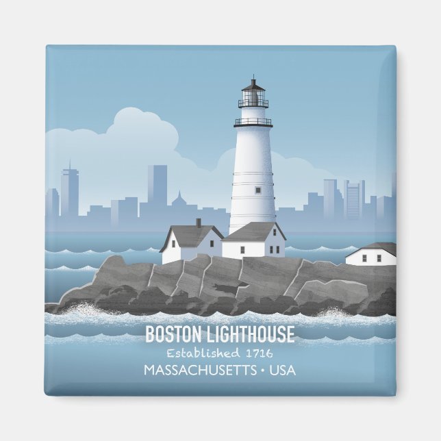 Imã Farol de Boston (Frente)