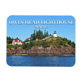 Ímã Farol de Cabeça de Coruja, Maine Foto Magnet