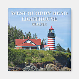 Imã Farol de Cabeça de Quoddy Ocidental, Maine