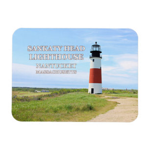 Ímã Farol de Cabeça Sankaty, MÃES Flex Magnet Nantucke