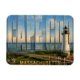 Ímã Farol de Cape Cod Massachusetts Viagem Costeira