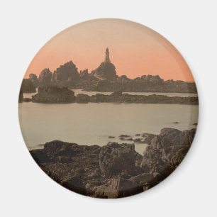 Imã Farol de Corbiere mim, jérsei, Inglaterra
