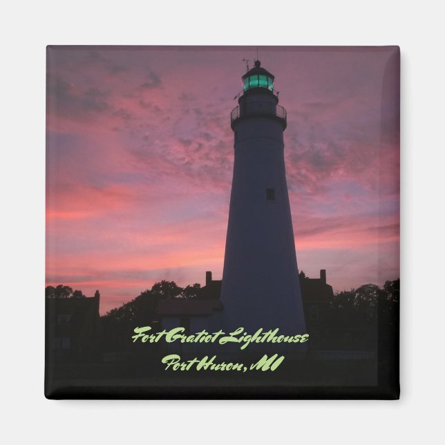 Imã Farol de Gratiot Fort (Frente)