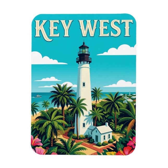 Ímã Farol de Key West (Vertical)