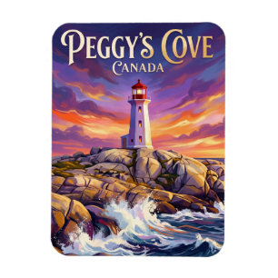 Ímã Farol de Peggy's Cove Canadá