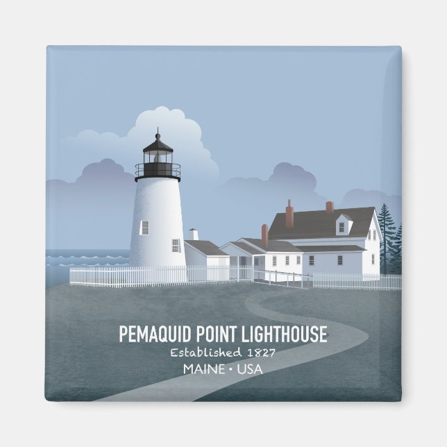 Imã Farol de Pemaquid Point (Frente)
