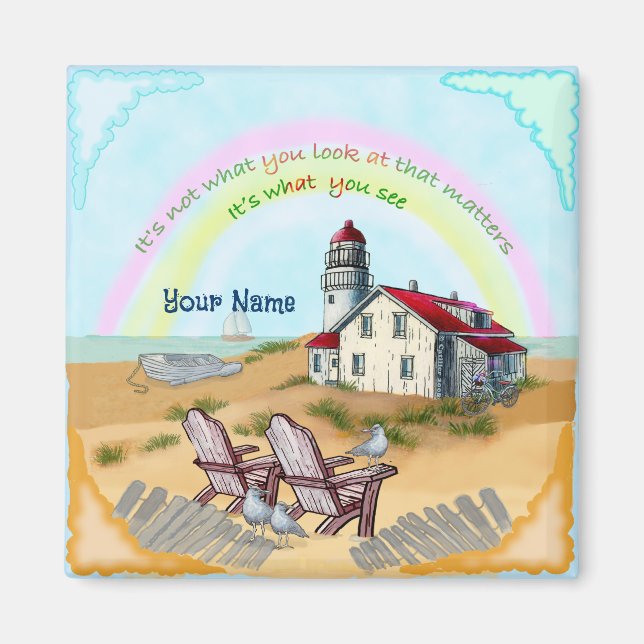 Imã Farol de ponto de vista (Frente)