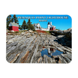 Ímã Farol de Ponto Pemaquide, Maine