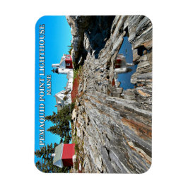 Ímã Farol de Ponto Pemaquide, Maine