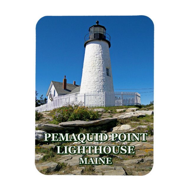 Ímã Farol de Ponto Pemaquide, Maine (Vertical)