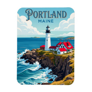 Ímã Farol de Portland Head EUA
