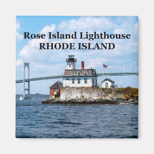 Imã Farol de Rosa Island, Magnet de Rhode Island