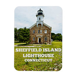 Ímã Farol de Sheffield Island, Connecticut