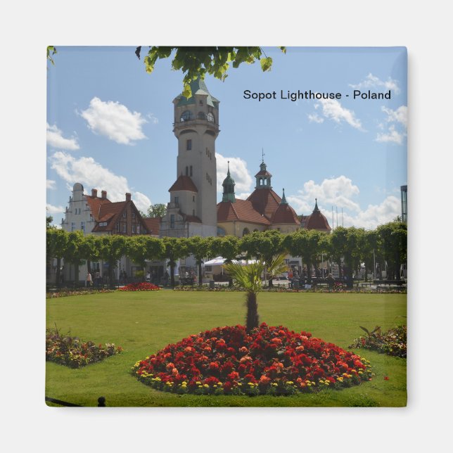 Imã Farol de Sopot, Polônia (Frente)