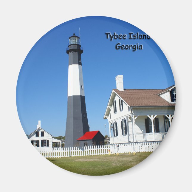 Imã Farol de Tybee Island (Frente)