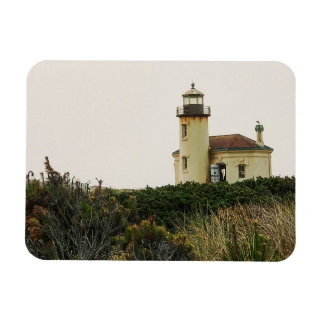 Ímã Farol do Coquille River, OU (Horizontal)