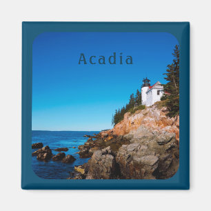 Imã Farol do Parque Nacional Acadia Maine Bass Harbor