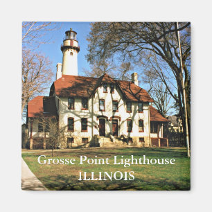 Imã Farol do ponto de Grosse, ímã de Illinois