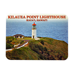 Ímã Farol do ponto de Kilauea, Kauai, Havaí