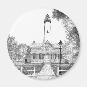 Imã Farol do St. Simons