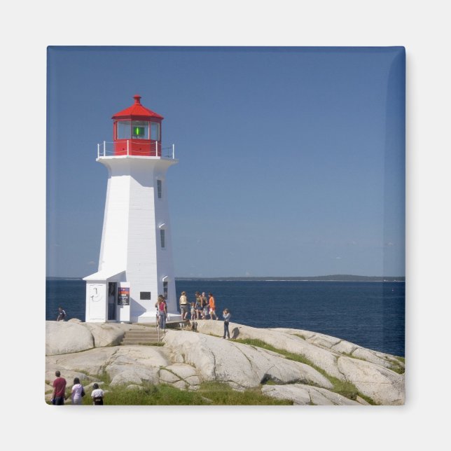 Imã Farol em Peggy's Cove, Nova Scotia, Canadá. (Frente)