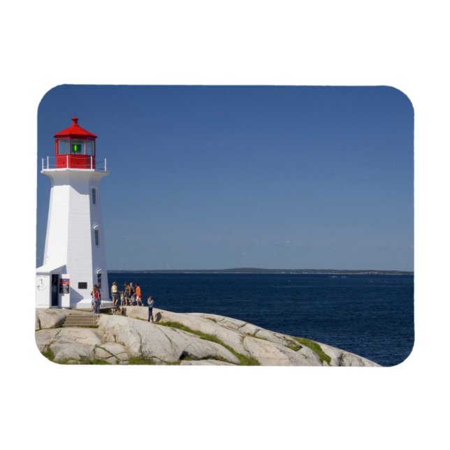 Ímã Farol em Peggy's Cove, Nova Scotia, Canadá. (Horizontal)