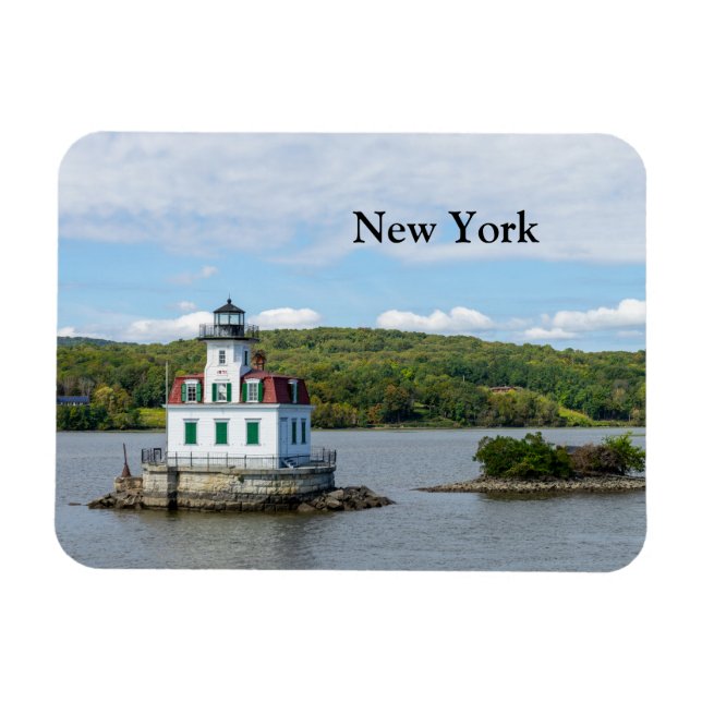 Ímã Farol Esopus em NY (Horizontal)