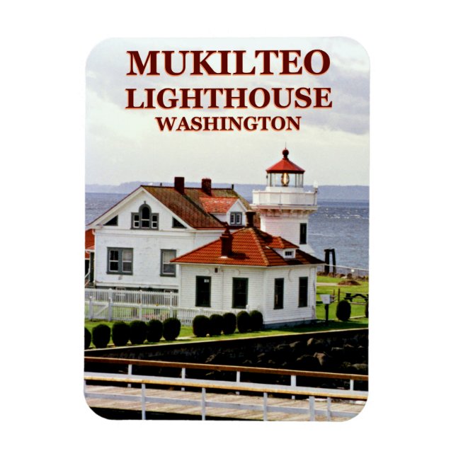 Ímã Farol Mukilteo, Washington Flexi Magnet (Vertical)