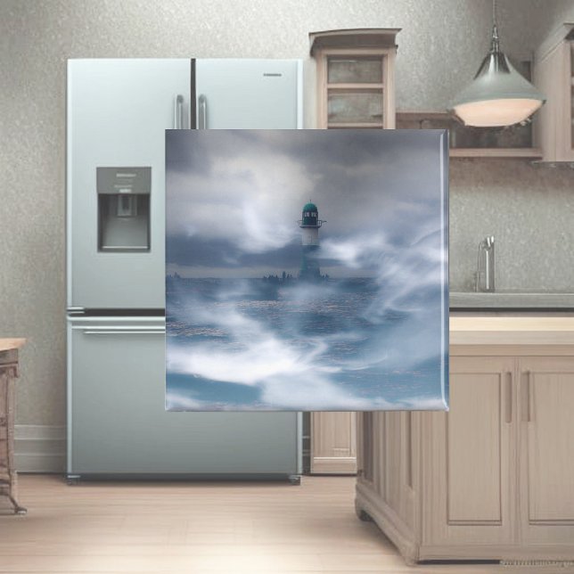 Imã Farol na tempestade - Mar Báltico (Criador carregado)