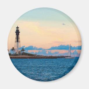 Imã Farol no por do sol