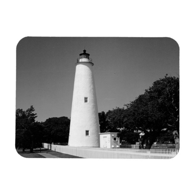 Ímã Farol Ocracoke (Horizontal)