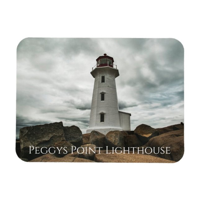 Ímã Farol Peggys Point, Peggys Cove, Nova Escócia (Horizontal)
