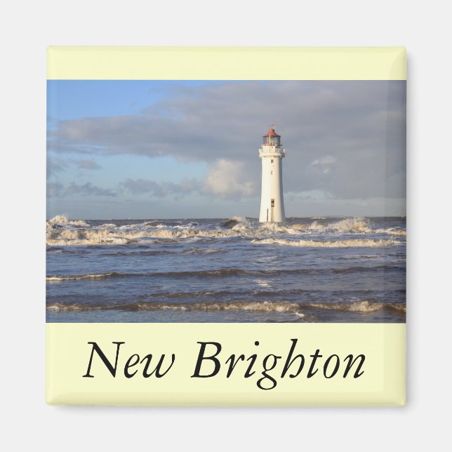 Imã Farol Perch Rock, Novo Brighton (Frente)