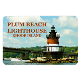 Ímã Farol Plum Beach, Rhode Island Photo Magnet