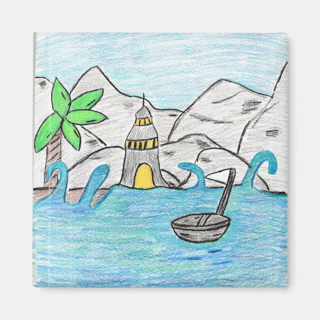 Imã Farol Por Mar (Frente)