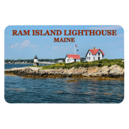 Ímã Farol Ram Island, Maine Flexi Magnet