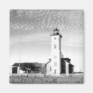 Imã Farol rochoso do ponto