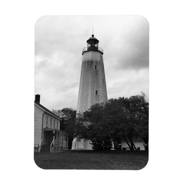 Ímã Farol Sandy Hook (Vertical)