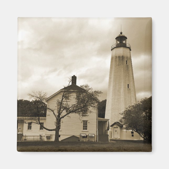 Imã Farol Sandy Hook (Frente)