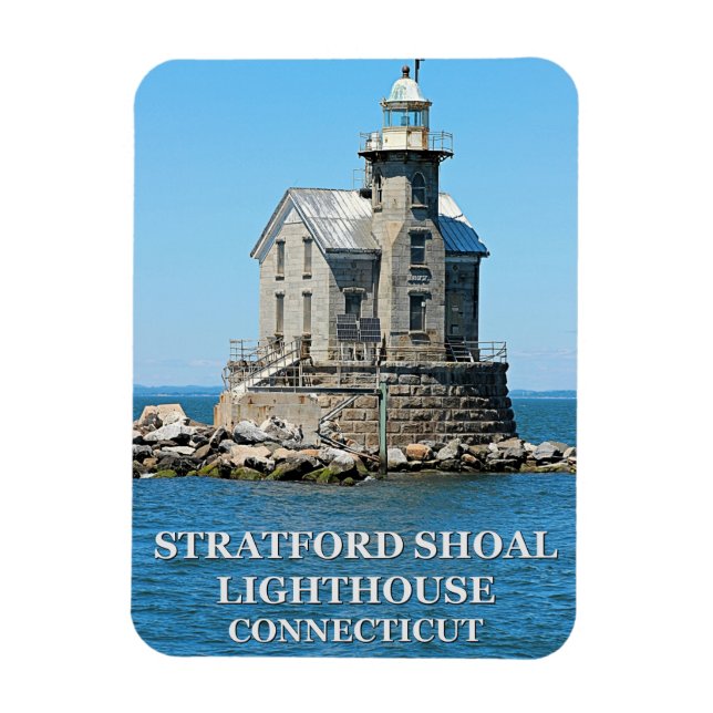 Ímã Farol Stratford Shoal, Connecticut (Vertical)