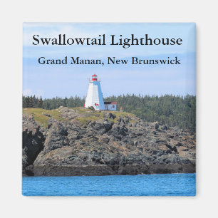 Imã Farol Swallowtail, Grand Manan, N.B. Magnet