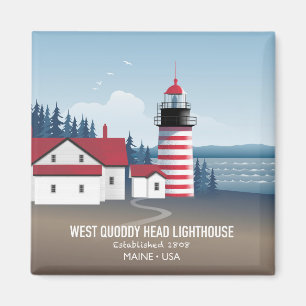 Imã Farol West Quoddy Head