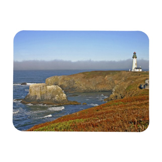 Ímã Farol Yaquina Head em Newport Oregon (Horizontal)
