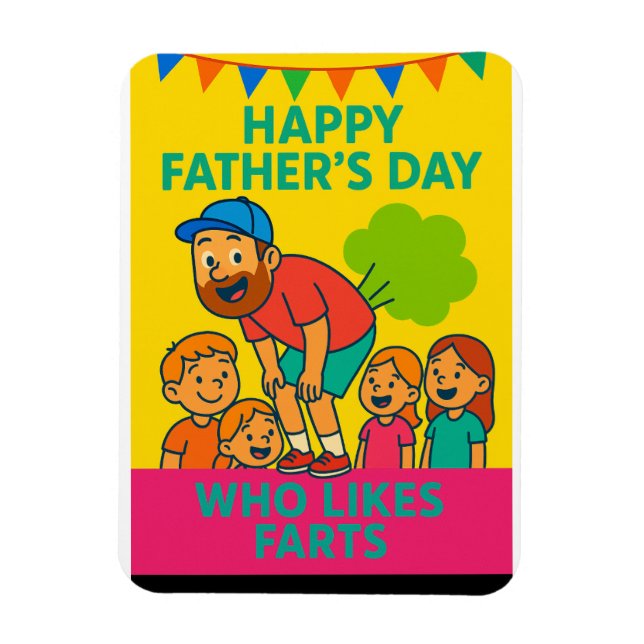 Ímã Farto com Amor: Um Clássico do Dia do Pai (Vertical)