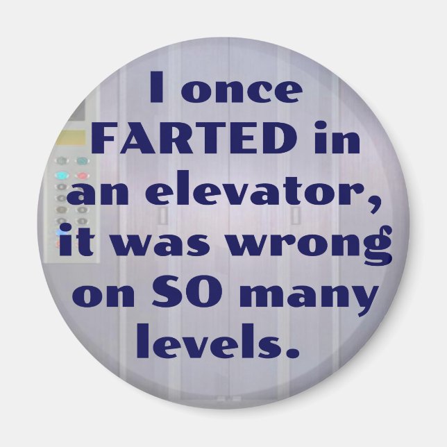 Imã Farto num elevador, PIADA FART, PIADA PAI (Frente)